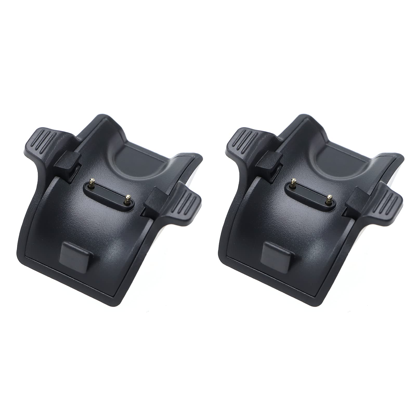 eMagTech 2Pcs Charger Docks Replacement Compatible with Huawei Honor Band 3/4/ 5 ABS Charging Base Replacement 5V 0.5A Electronic Accessories Black