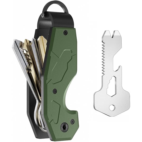 Trayvax KeyDex Key Organizer - Black, 4.4-inch, Holds Up To 12 Keys, Made In USA - View #7