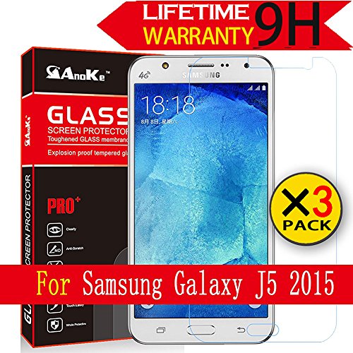 Galaxy j5 glass screen protector, (j500f 2015)[3 pack] …