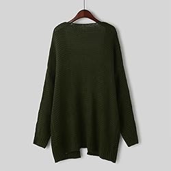 ADJHDFH Chunky Sweater Women Balloon Sleeve Sweater