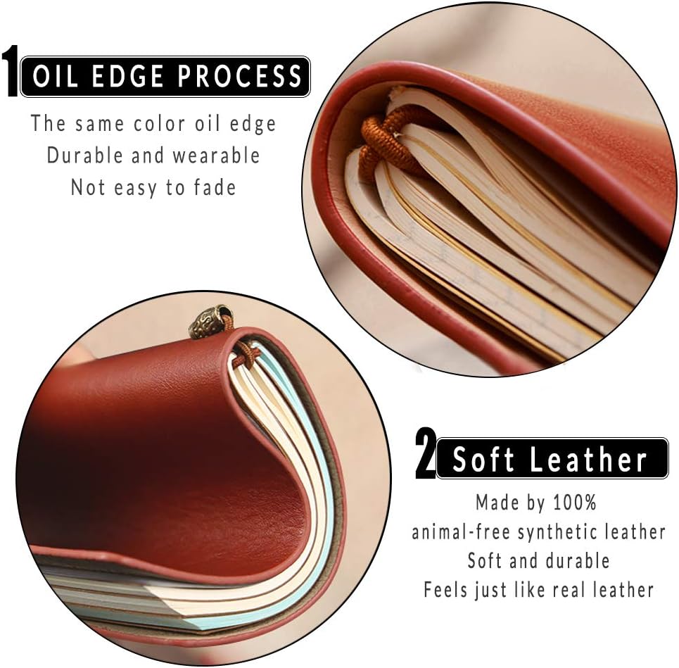 to Son Christmas Birthday Gifts from Mum, OMNIQI Personalized Leather Journal gift for Boys/Men - Image 4