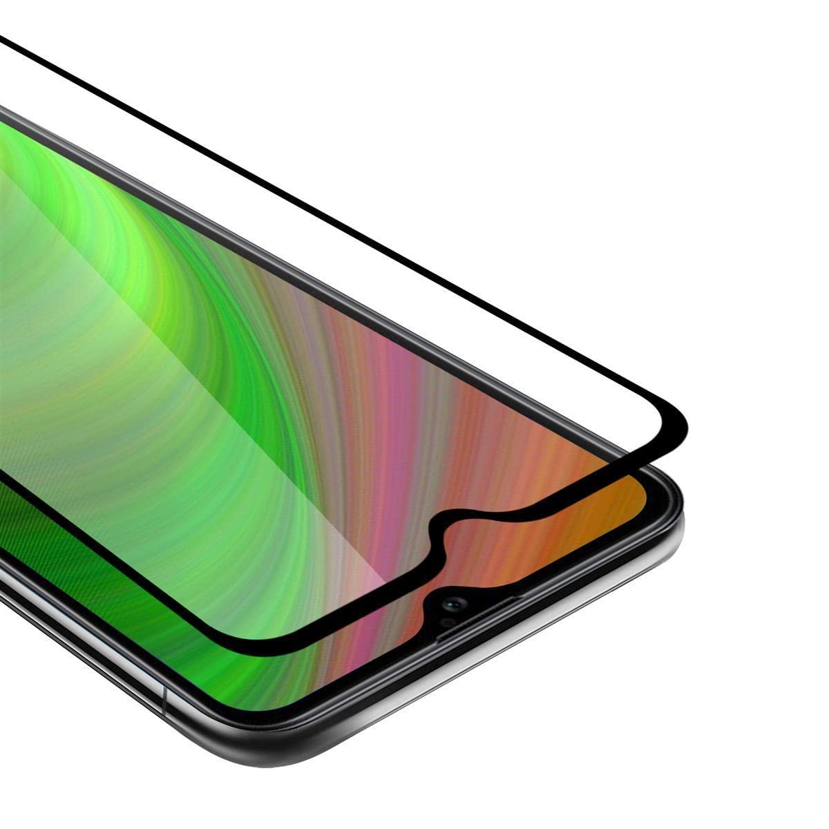 cadorabo Tempered Glass Full cover compatible with Oppo Find X2 Lite in TRANSPARENT with BLACK - Screen Protection 3D Touch compatible with 9H Hardness - Bulletproof Display Saver