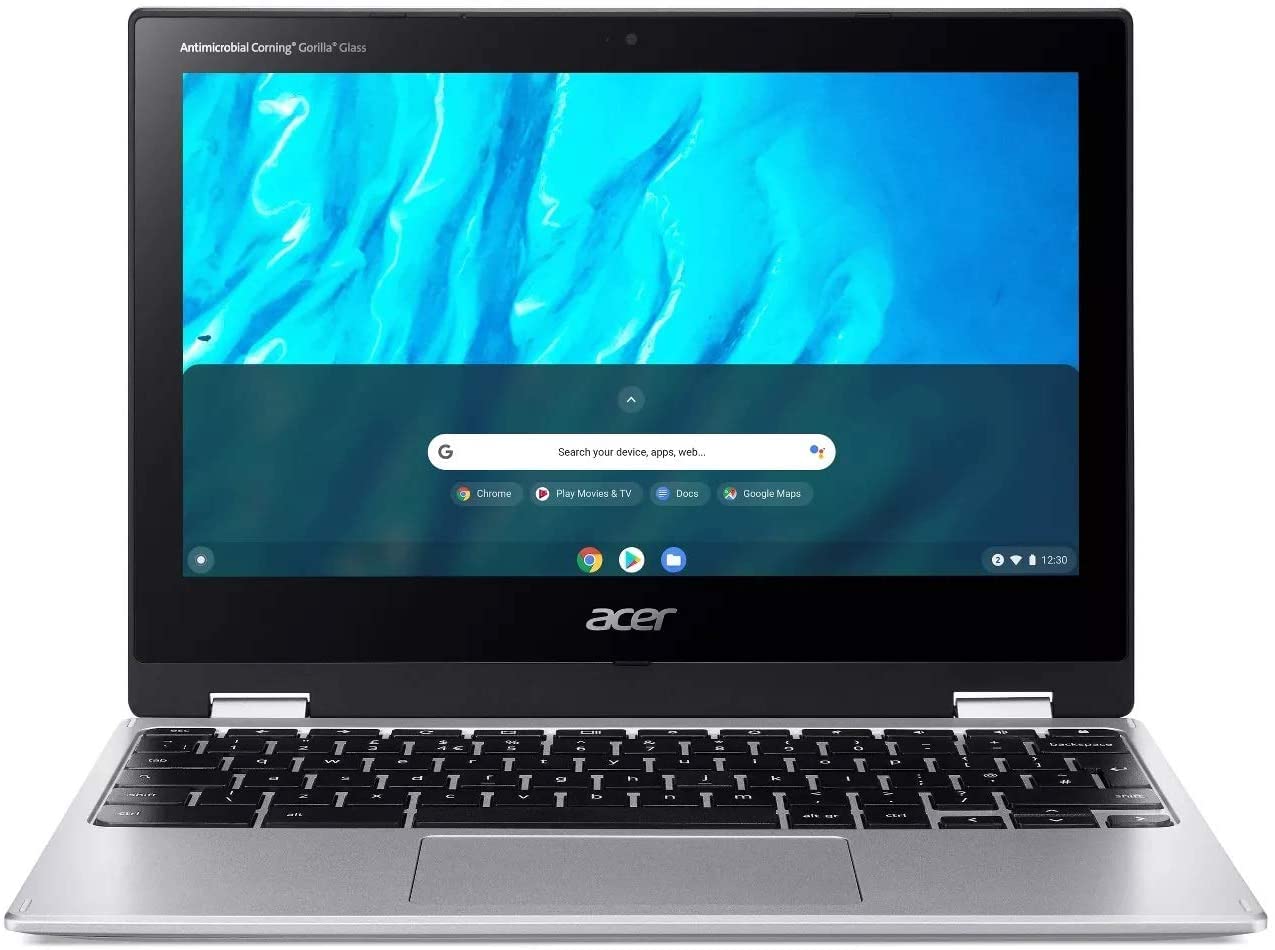 Acer Chromebook Spin 311 Convertible 2-in-1 Laptop, MediaTek MT8183C Octa-Core Processor, 11.6in HD Touch, 4GB LPDDR4, 32GB eMMC, Gigabit, WiFi 5, Bluetooth, Google Chrome