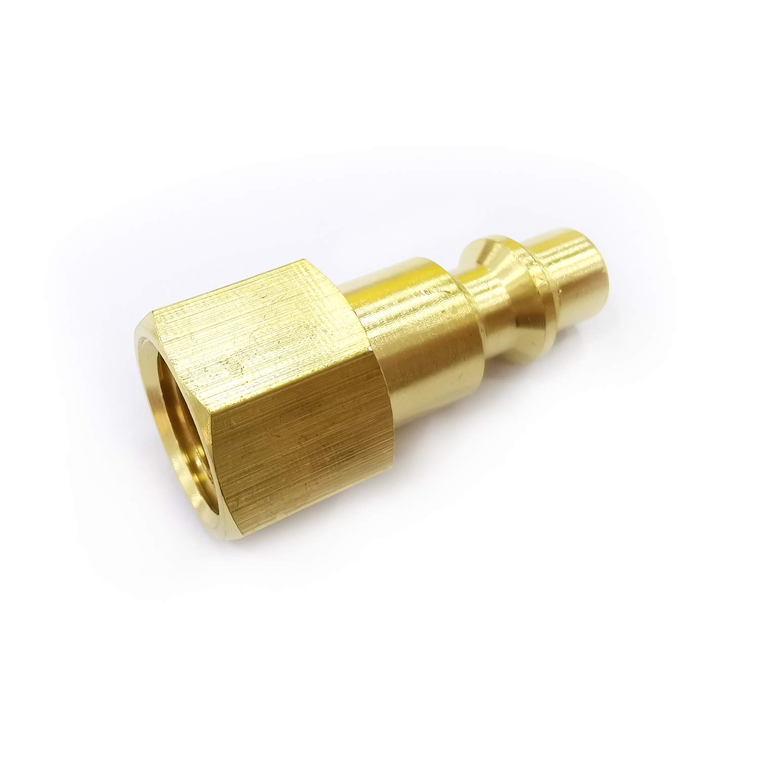 1 Pair 1 4 Inch Female Npt Air Hose Fittings Pressure Washer Coupler Quick Connect Plug Pressure Washer Accessories Quick Coupler Plug M Type 2 Pieces