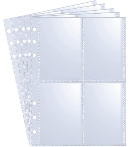 Amazon.com : 40 Pack 320 Pockets 2.5x3.5” Photocard Sleeves for A5 Mini 3  Ring Binder, Ultra-Clear K-pop Card Sleeves, Double-Sided 4 Pocket Photo  Pages, Top Loading Photo Sheet Protector for Photos, Trading