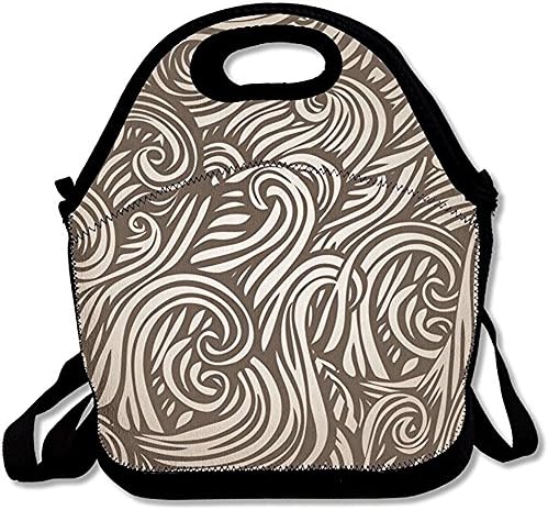 Starboston Abstract Style Of Hair Insulated Lunch Bag - Lunch Bag - Large Reusable Lunch Tote Bags For Women, Teens, Girls, Kids, Baby, Adults Portable Carry