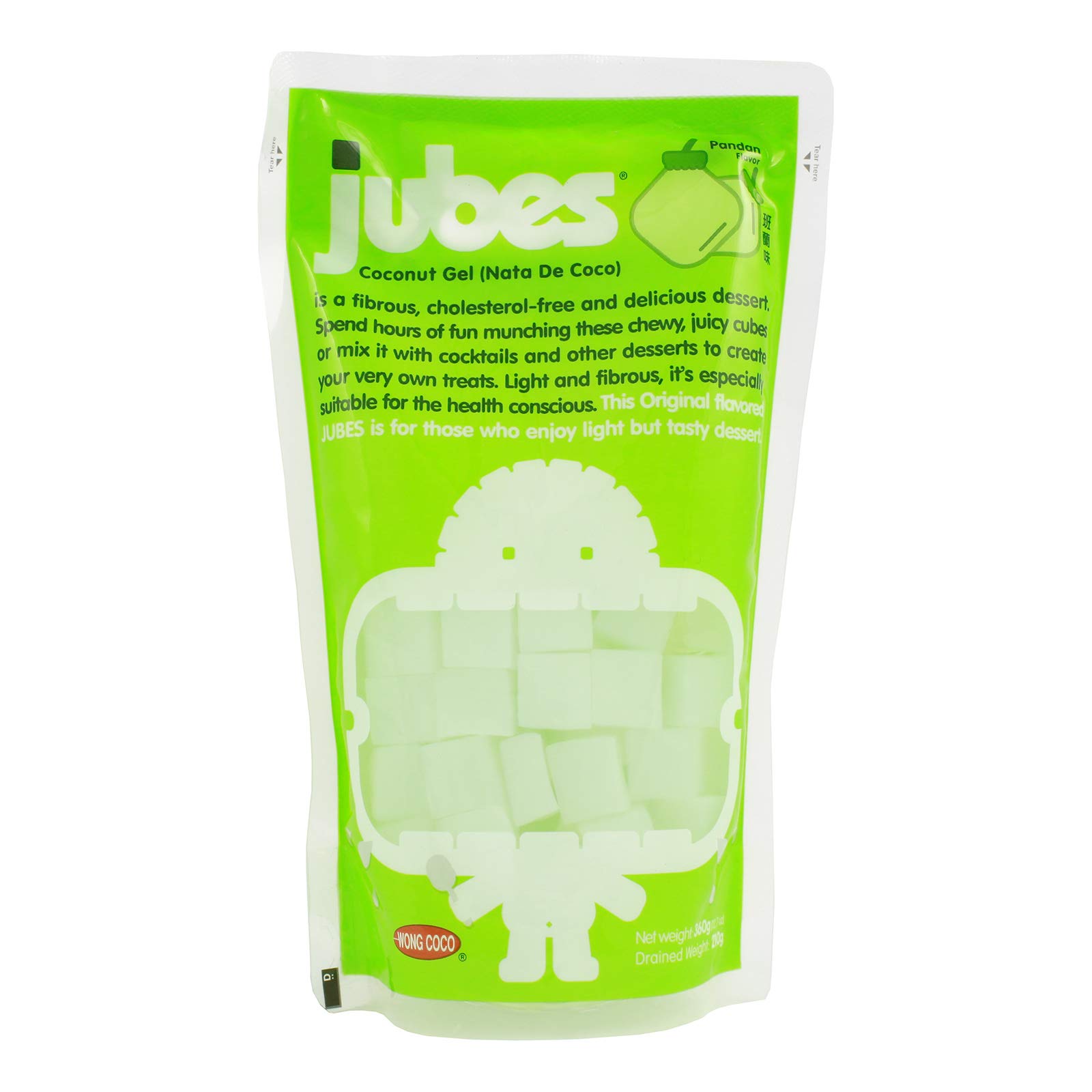 Amazon.com: Jubes Nata De Coco Pack of 6 (Lychee)