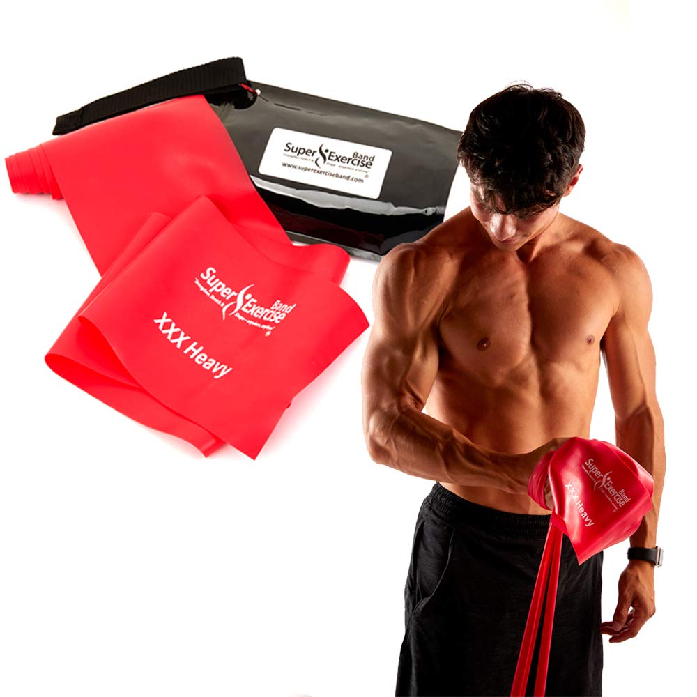 Photo 1 of 7Ft Long Resistance Bands for Stretching - Resistance Bands Set with Door Anchor - Exercise Bands Including Carry Pouch, E-Book & App - Latex-Free Workout Bands