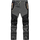 TBMPOY Men's Hiking Work Cargo Pants Lightweight Waterproof Quick Dry Outdoor Mountain Pant Fishing Camping