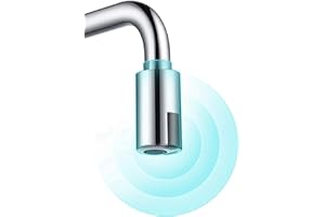 LIGHTINGSON GQU Touchless Automatic Faucet Motion Sensor Adapter Tap Autowater For Kitchen Bathroom Sink, Hand Free Aerator, Smart Faucet Sensor (Null)