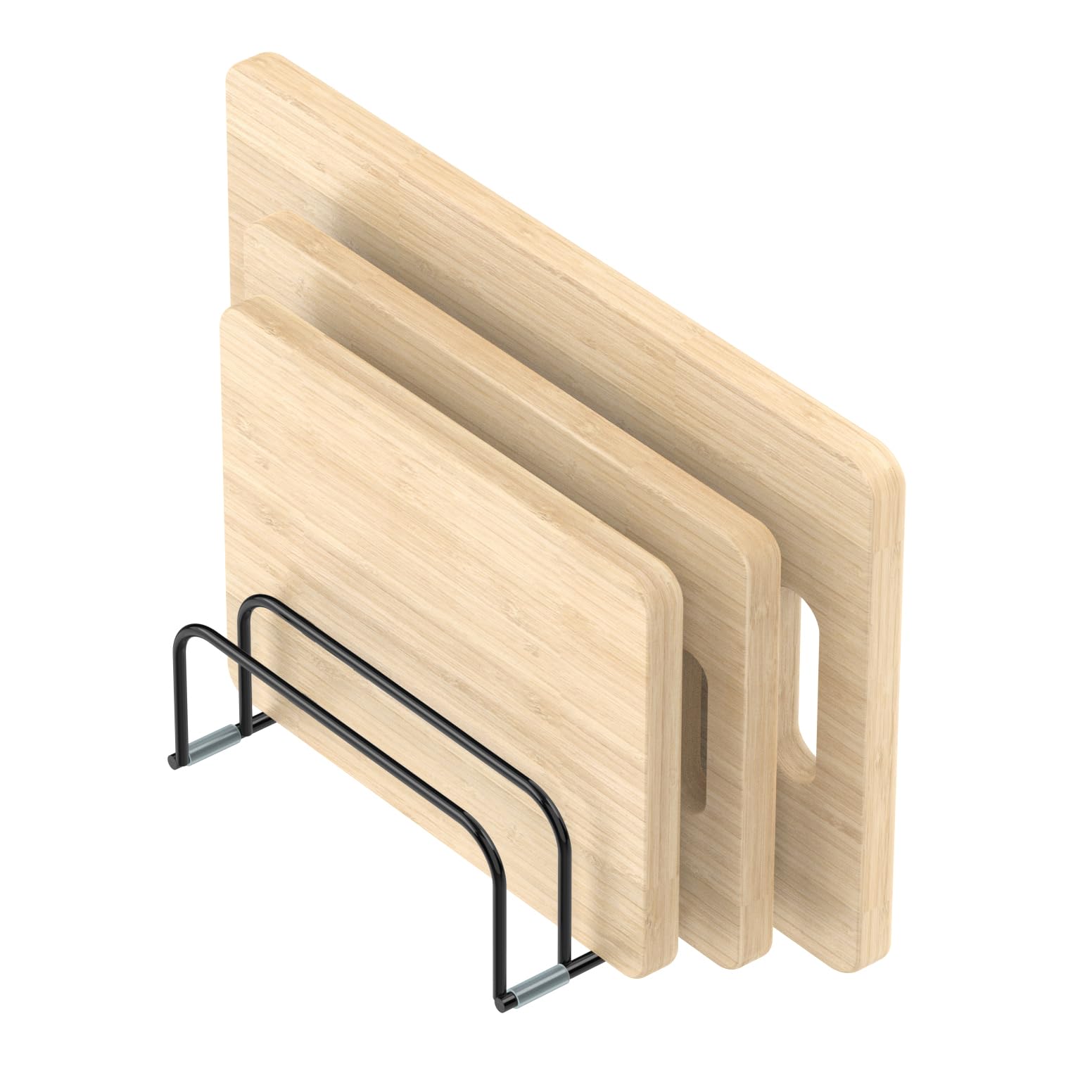 Photo 1 of KORRTFID Cutting Board Storage Rack, Compact Cutting Board Organizer, Chopping Board Storage Stand Rack, Bakeware & Cookie Pan Sheets Organizer (1.0 Inch Width Slots)