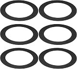 PATIKIL Goof Rings 6 Pack Recessed Light Trim Rings Matte Black 4.72in Ø