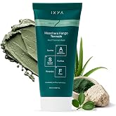 IXYA Thermal Mud Mask, Purifying Clay Face Mask with Hyaluronic Acid &amp; Aloe | Bentonite &amp; kaolin detox oily, acne-prone skin while hyaluronic acid, aloe &amp; spirulina keep it from over-drying.