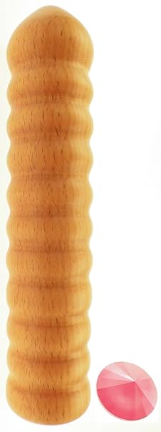 Holz-Dildo Squirt 2 – 100% Made in Germany – Schadstofffrei! - MADE WITH SWAROVSKI-ELEMENTS – 10 Jahre Garantie - Mit rosa Sw
