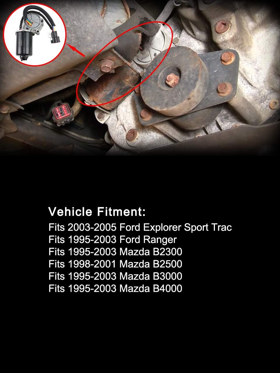 2003 xlt ford explorer on Amazon Com 600 807 4wd Transfer Case Shift Motor Actuator Fits For 2003 2005 Ford Explorer 1995 2003 Ford Ranger Mazda B2300 B3000 B4000 1998 2001 B2500 Automotive