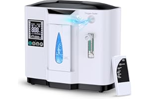 HAROVIN Oxygen Concentrator, Portable Oxygen Concentrator Machine for Home Use, Can Remote Control, with Oxygen Tubing, Household Equipment, Oxygen Generator