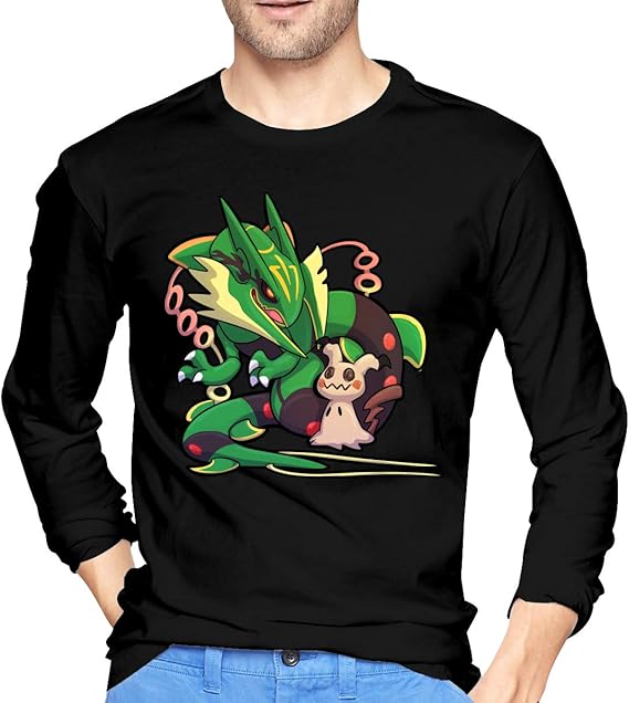 Rayquaza T shirt 2017 Fashion Anime Skate Pop Printed Short Sleeve T Shirt Design Novelty Casual 