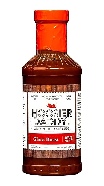 HOOSIER DADDY BBQ SAUCE GHOST ROAST 16OZ