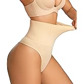 Dulchany Thong Shapewear Tummy Control Underwear for Women Seamless Body Shaper Panties
