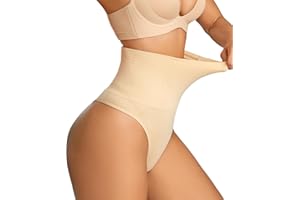 Dulchany Thong Shapewear Tummy Control Underwear for Women Seamless Body Shaper Panties