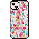 CASETiFY Impact Case for iPhone 13 - Magenta Confetti - Clear Black