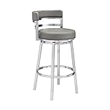 Armen Living Madrid 26" Counter Height Swivel