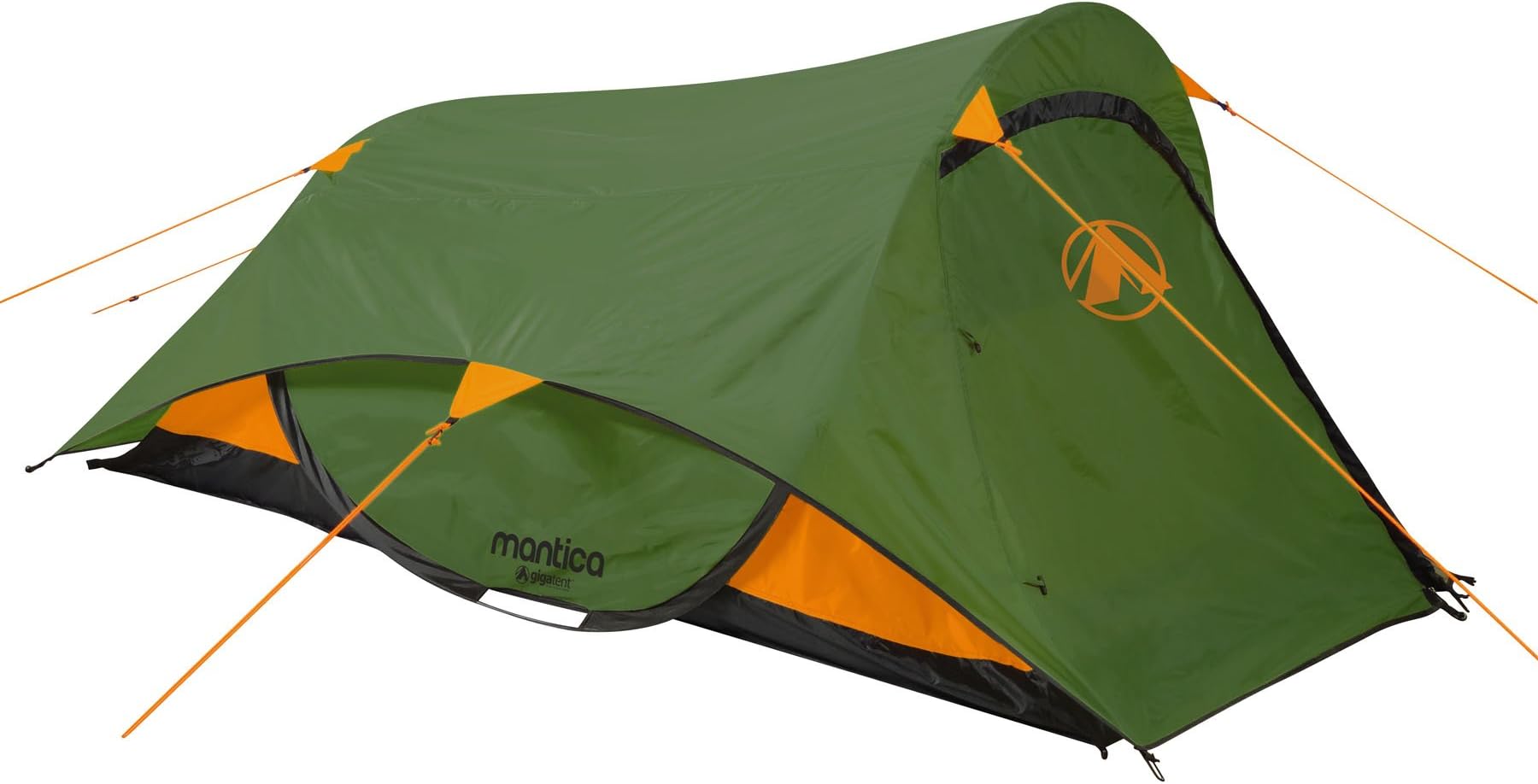 GIGATENT 7.25’ X 4 POP UP 2 Person Backpacking Tent 48” Entrance Height with Fully Taped Large Fly