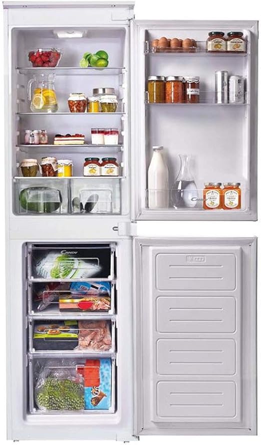 Candy Bcbs50nuk 50 50 Integrated Fridge Freezer Sliding Rail