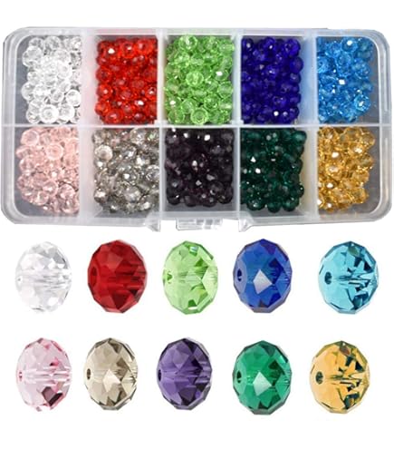 Hilitchi 110-Piece Square Glass Dome Tiles Kit – 5 Sizes (10mm To 30mm) Clear Cabochons For DIY Jewelry & Crafts - View #4