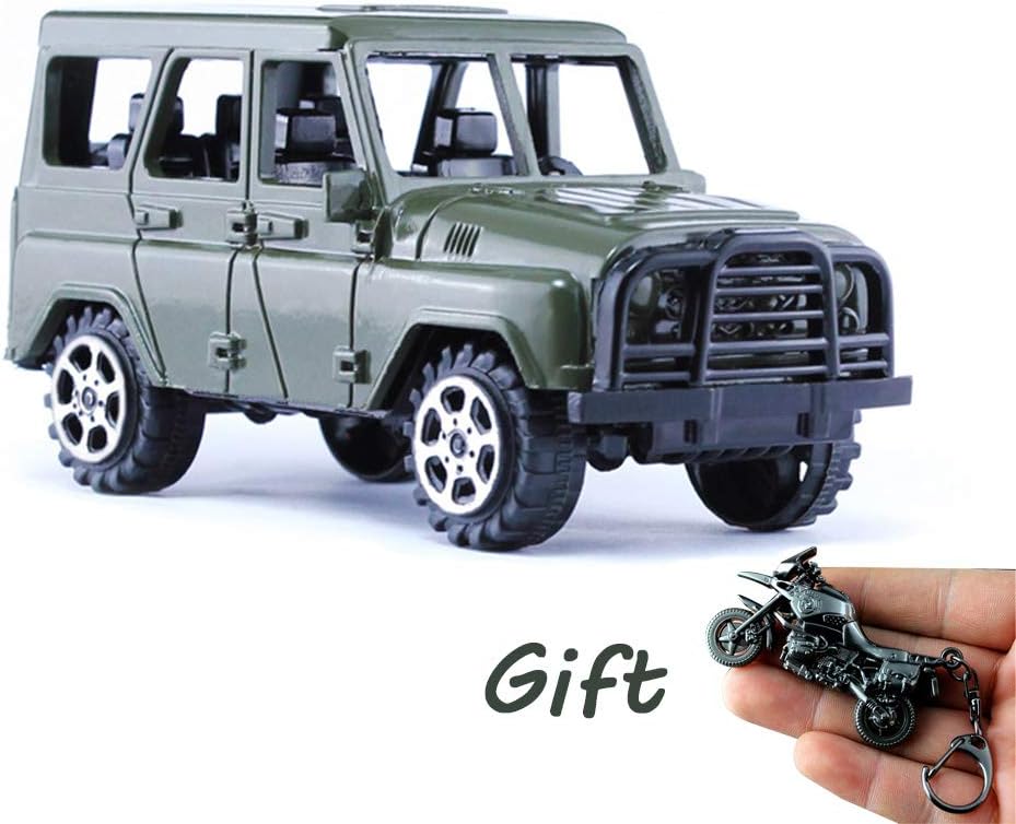 PUBG Metal Jeep Model, Jedi Survival Escaping Weapon Game Model Carrier Alloy Car Tire can be Rotated