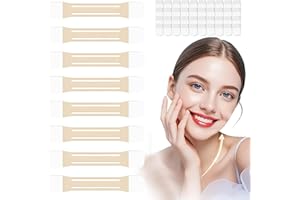 Neck Tape Lifting Invisible for Women(8 strips+40 patches)Instant Lift Tapes Invisible Improves Neck Lines Wrinkles High Elas