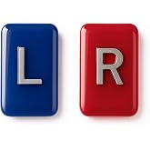 X-Ray Markers - Clear Epoxy Resin with Lead Letters L &amp; R - NO Initials - Small Rectangle Generic Markers Include Extra Strength Adhesive Strips - Reusable &amp; Washable