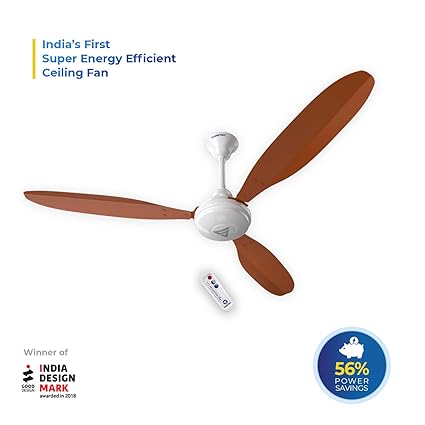 Buy Sufer Fan X1 35 Watts Ceiling Fan With Remote Control Orange