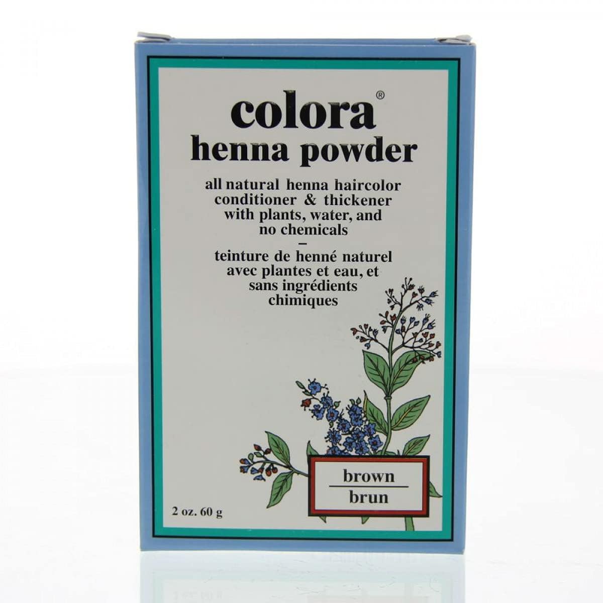 Colora Henna Powder Hair Color Brown 2oz