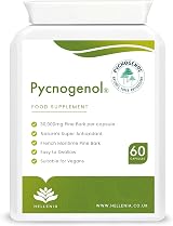 Hellenia Pycnogenol French Maritime Pine Bark Extract 60 Capsules 30mg vegan view 2