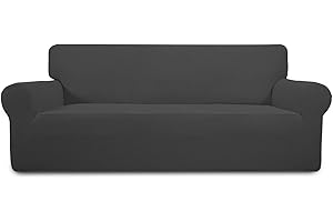 Easy-Going Stretch Sofa Slipcover Couch Sofa Cover Furniture Protector Soft with Elastic Bottom for Kids Spandex Jacquard Fab