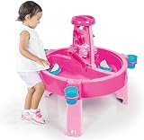 DOLU 3 in 1 Sand and Water Table Pink Outdoor Toys Drawing Desk view 9