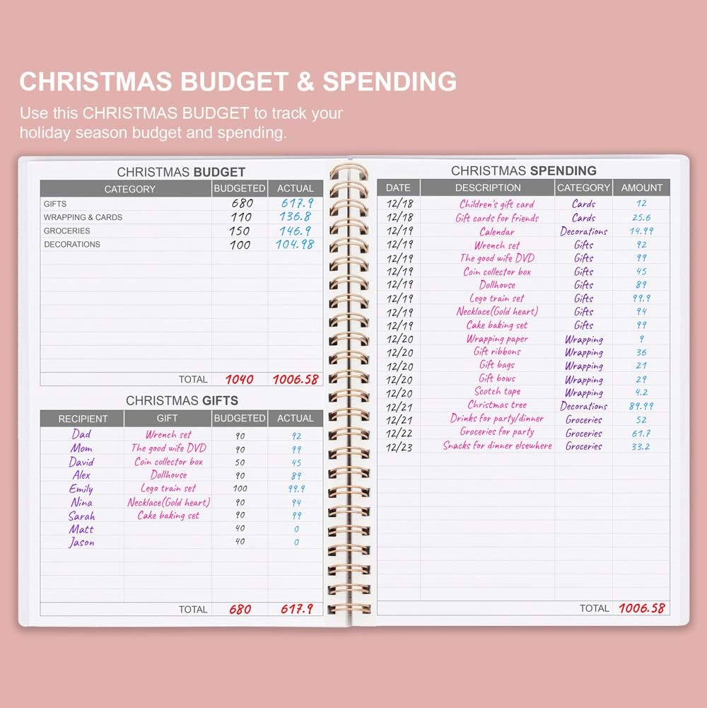 Budget Planner, Monthly Finance Organizer with Expense Tracker Notebook to Manage Your Money Effectively - Image 5
