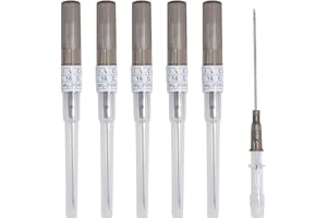 Oyaface Body Piercing Needles Kits 14G 15G 16G 18G 20G Stainless Steel Disposable Hollow Needles Septum Clamps for Ear Nose Navel Nipple Lip Piercing Tools Piercing Supplies