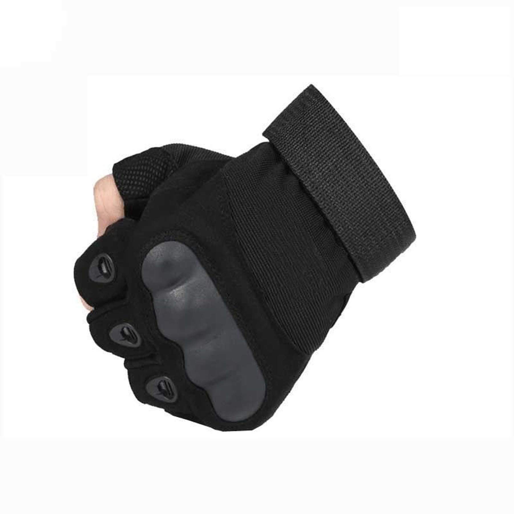 LYGLO Mens Half Finger Gloves Army Military Fingerless Combat Outdoor