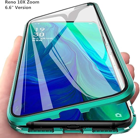 SATURCASE Custodia per OPPO Reno 5 Pro, anello Kickstand Hybrid 2 in 1 [PC e silicone] Custodia protettiva antiurto a doppio strato per OPPO Reno 5 Pro (HZ-Red