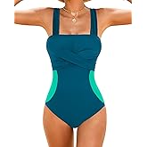 DaiLiWei Womens One Piece Swimsuits Tummy Control Push Up Bathing Suits Modest Slimming Swimwear Shapewear Swim Suit 2026