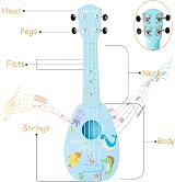 HENGI 17" Kids Toy Guitar Ukulele for Girls Boys Beginner Musical Instrument view 4