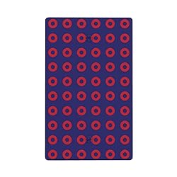 Phish Red Donut Circles On Blue Single Blank Switch