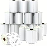 BETCKEY - 4" x 2.5" (102 mm x 64 mm) Shipping & Multipurpose Labels Compatible with Zebra & Rollo Label Printer,Premium Adhesive & Perforated [16 Rolls, 9920 Labels]