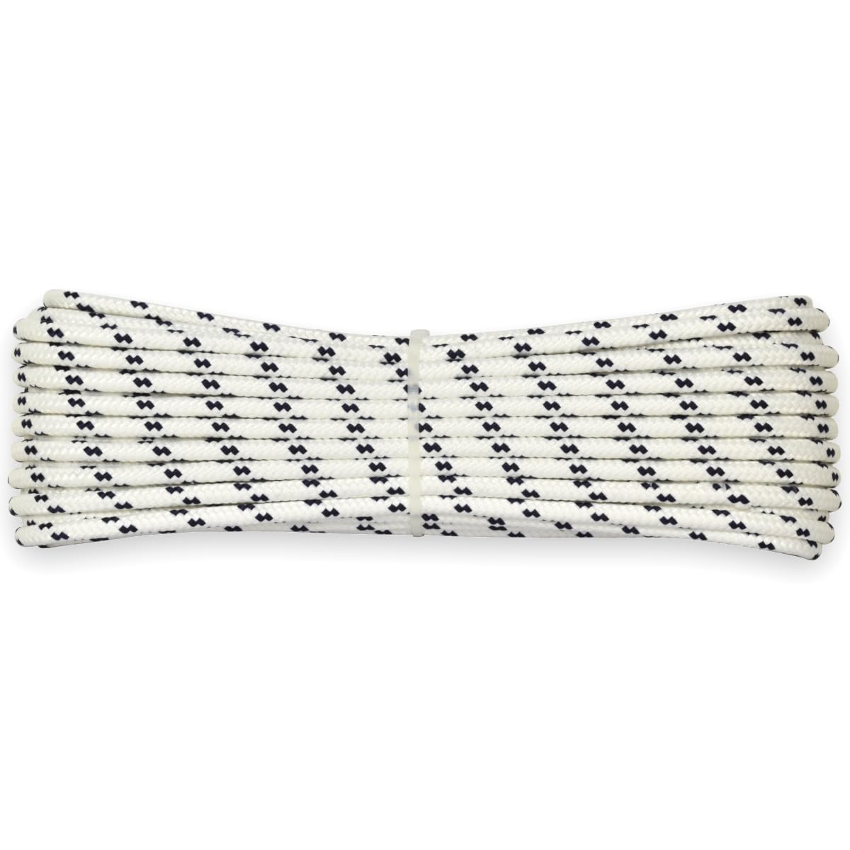 Corderie Italiane 6001690 – 00 Braid Nautica, 05 mm-020 MT, White with Blue Plastic Label, Color: White with Blue Marker