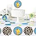 Big Dot of Happiness Giraffe Boy - Baby Shower or Birthday Party Giant Circle Confetti - Party Decorations - Large Confetti 27 Count