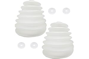 KWEOTUGO Replacement Electric Drill Dust Collector Hammer Dustproof Cover Rubber Scalable Bowl Device Power Tool Utility Accessories (2pcs)