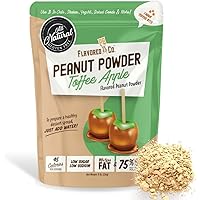 Flavored PB Co. Peanut Butter Powder, Low Carb and Only 45 Calories, All-Natural from US Farms (Toffee Apple)
