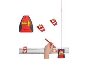 Kapro 814 Pro Laser Set-A-Shelf Set-Match Ruler with Line Laser and Stud Finder, 36-Inch Length